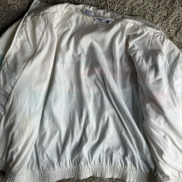 Vintage White Windbreaker Jacket - Picture 4 of 8